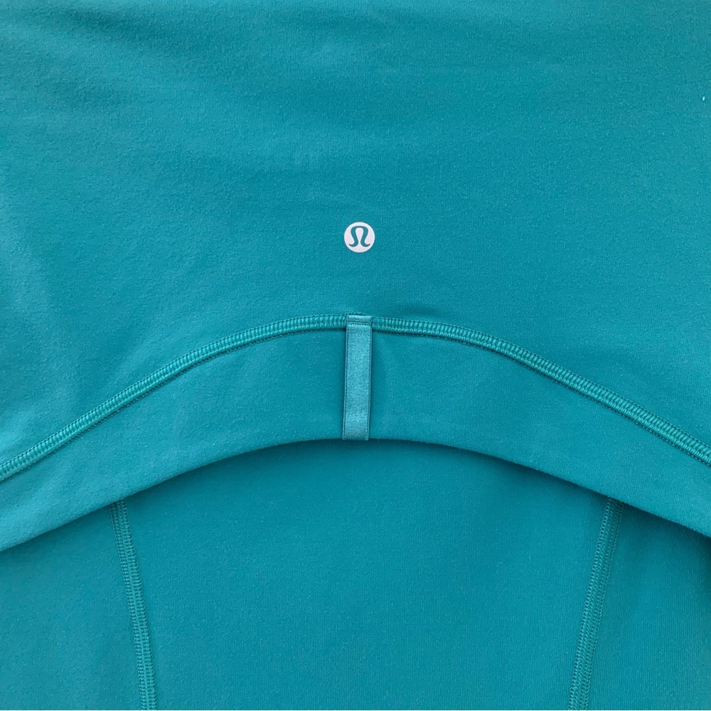 Lululemon Define Jacket Luon Teal Lagoon Size 8 Full Zip - Picture 6 of 11